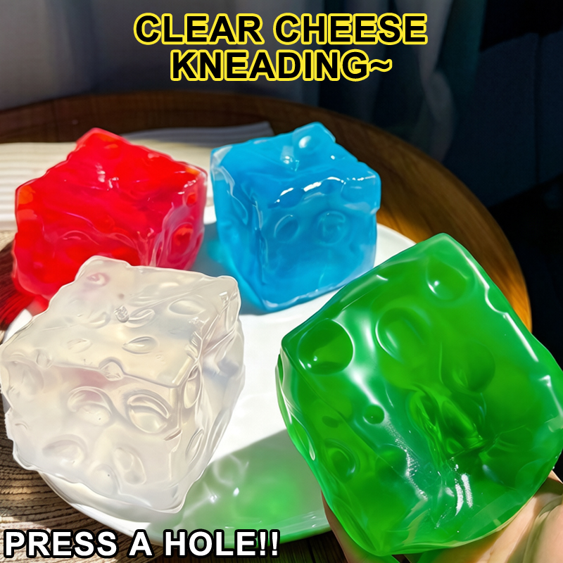 Crystal Growing Kit - Transparenter Käse-Squishy Qinch Langsam Zurückfedernder Weicher