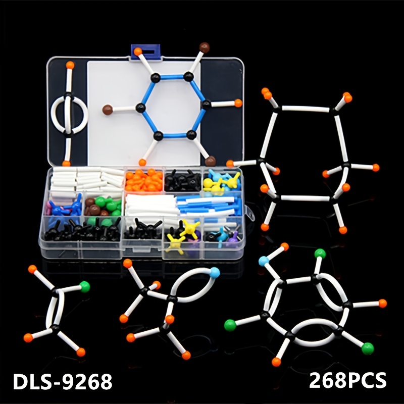 Chemistry Set Beginner - 268-teiliges Molekülmodell-Set in Box Organische und