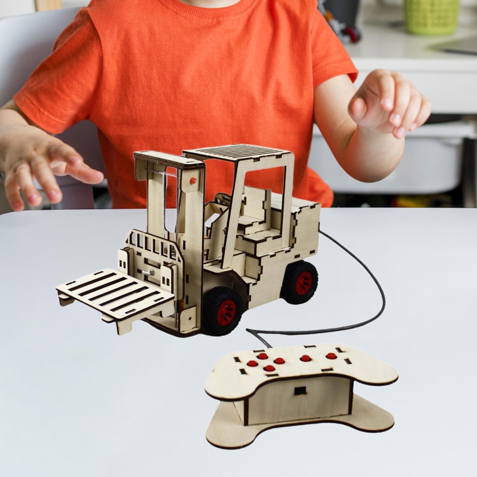 Science And Invention - Holz Mechanische Gebäude Spielzeug Kleine Erfindungen