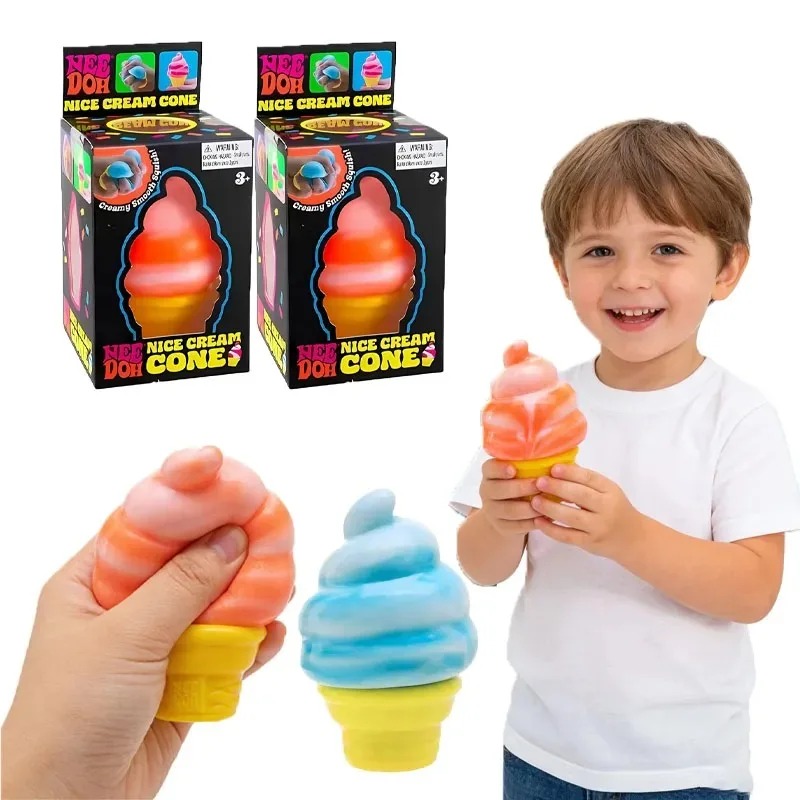 Crystal Growing Kit - Neues Schylling Needoh Eiscreme-Sensorikspielzeug, Quetsch-Stressabbau-Blöcke, Stressreduktion,