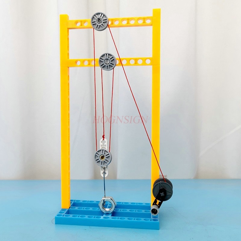 Science And Invention - 1 Satz Flaschenzug physikalische wissenschaftliche Experimentierausrüstung,