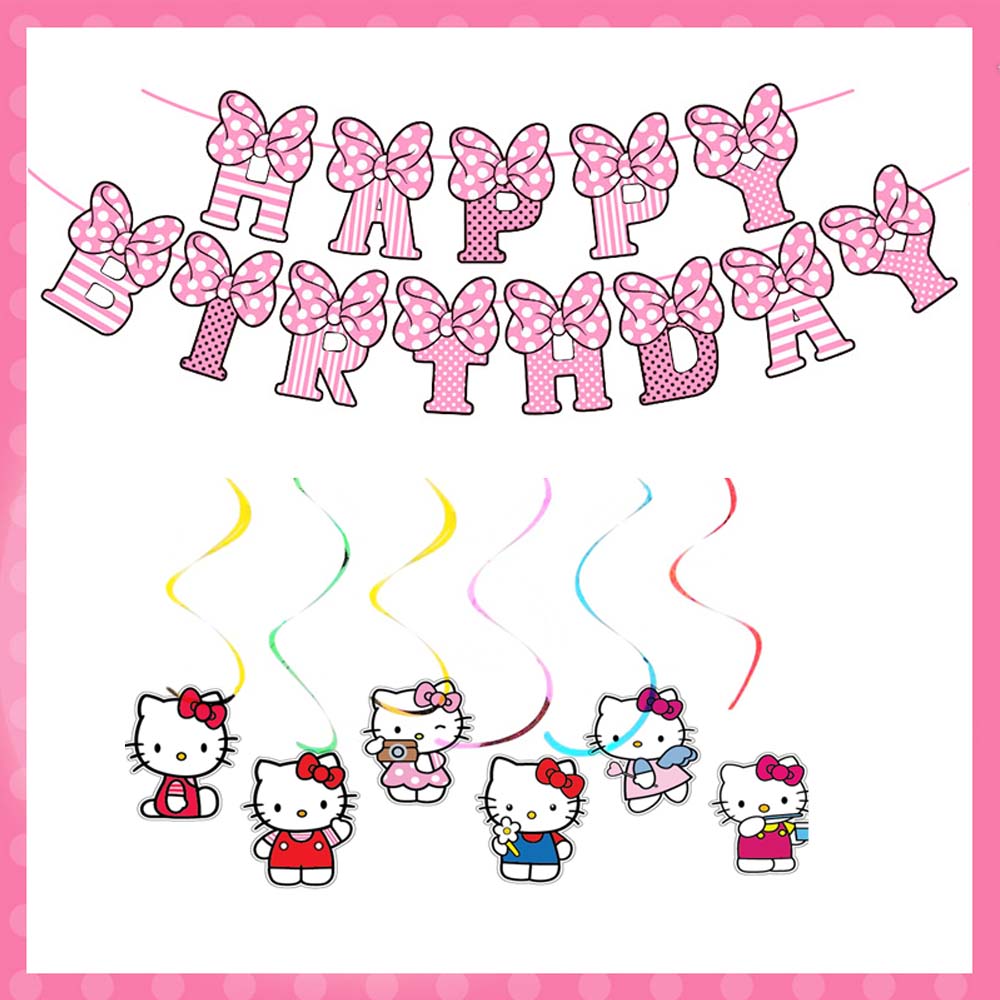 Science Of Happiness - 7/13 Stück/Set Sanrio Hello Kitty Banner