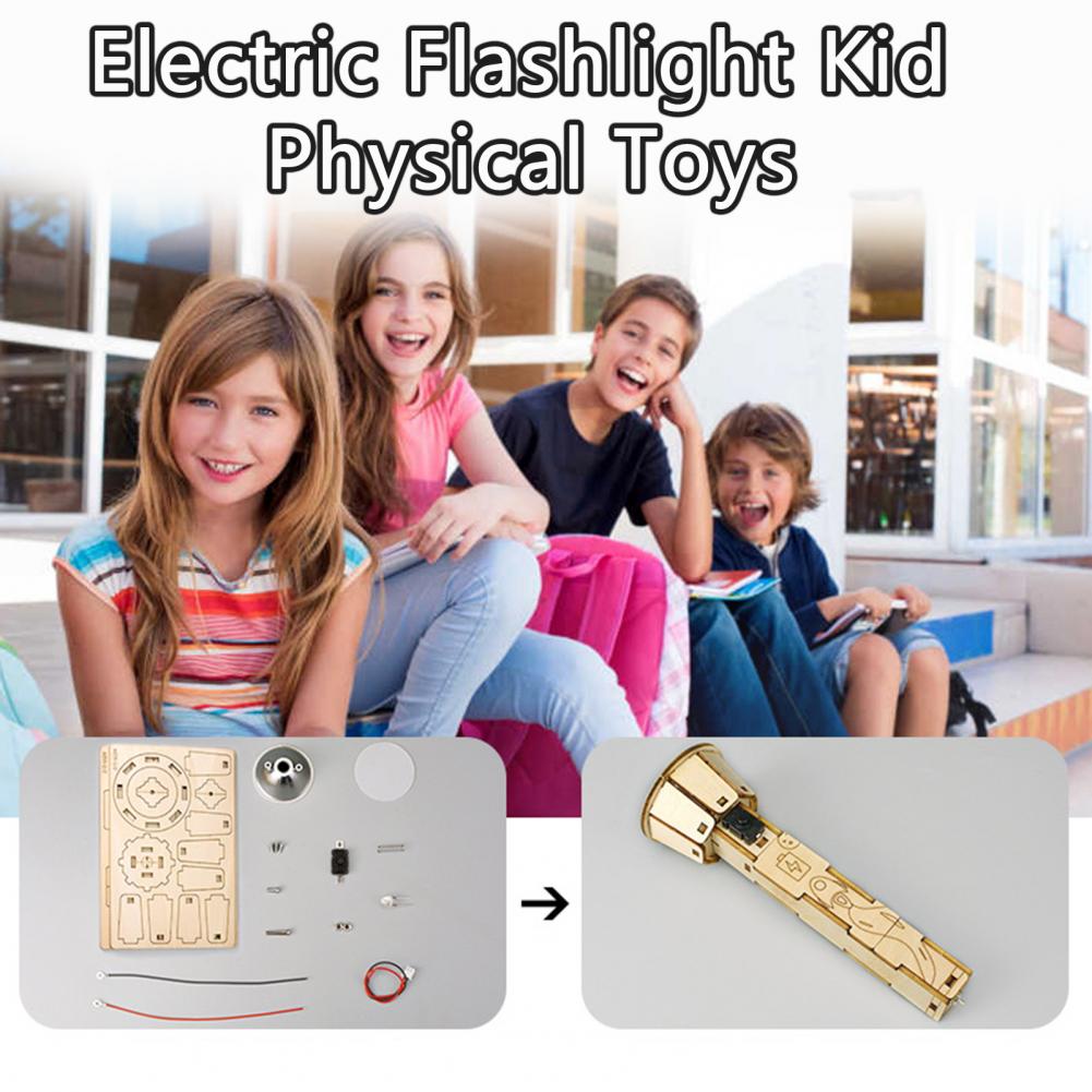 Holz-DIY-Taschenlampen-Puzzle- – Science Project Physics Bewertung und Preis