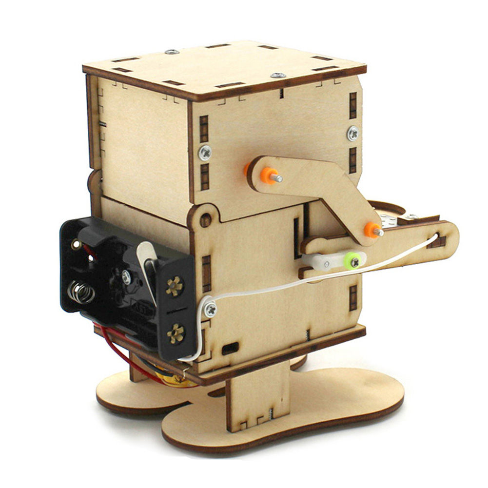 Hölzernes DIY-Roboter-Modell z – Science Project Robot Bewertung und Preis