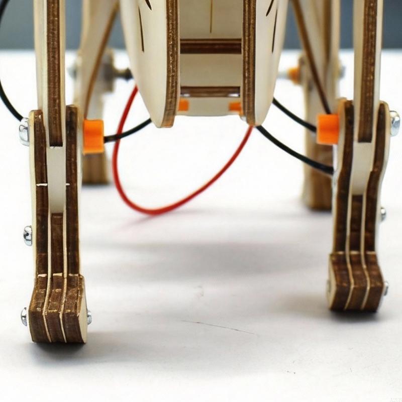 Hölzerne mechanische Roboter-V – Science Project Robot Bewertung und Preis