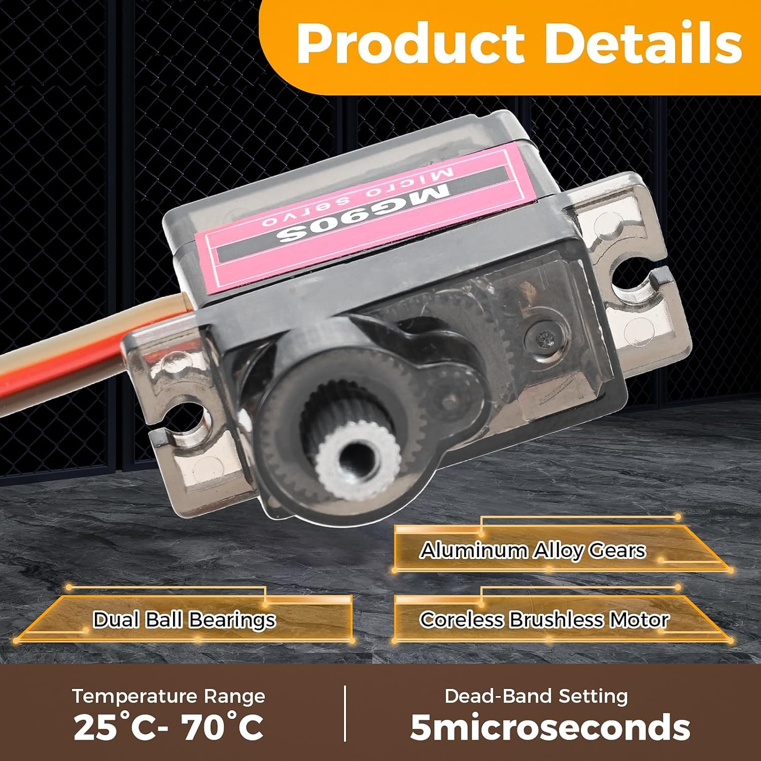 4 Stück Micro Servo Metallgetr – Robot Arm Motor Bewertung und Preis