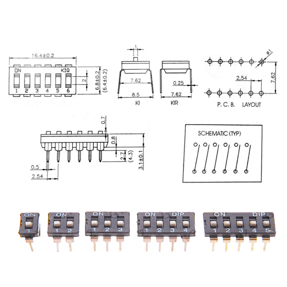 5 Stück 2,54mm Rastermaß Kipps – Circuit Snap Kit Bewertung und Preis
